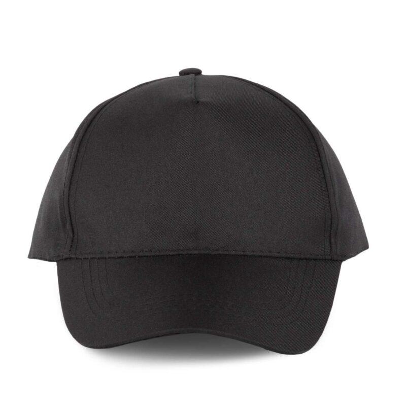 K-UP POLYESTER CAP - 5 PANELS - Μαύρο