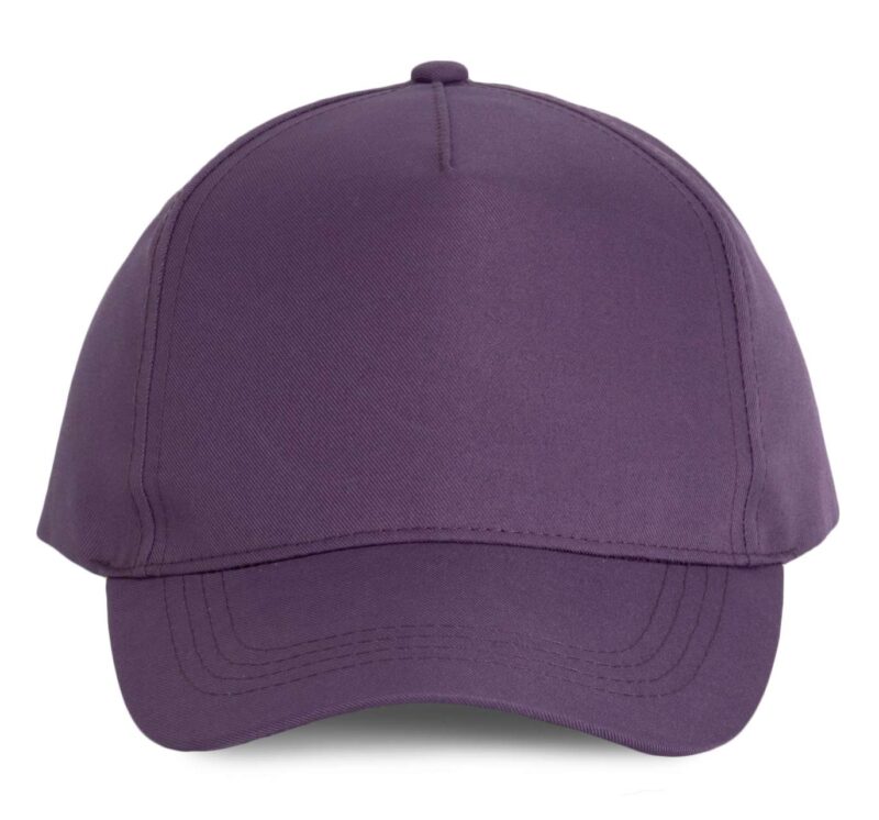 K-UP POLYESTER CAP - 5 PANELS - Μωβ