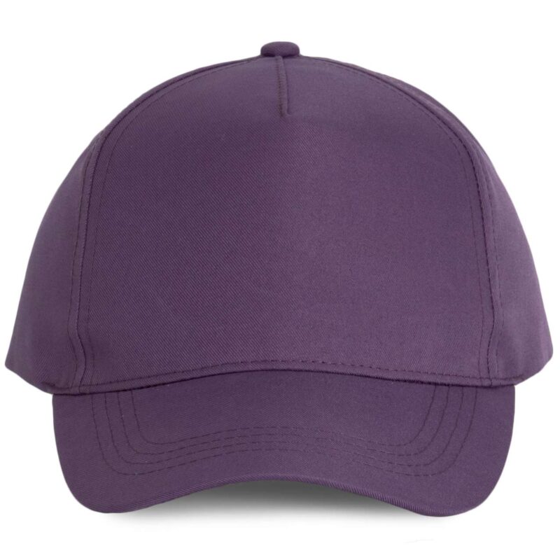 kp157-purple-a1 K-UP POLYESTER CAP - 5 PANELS - Μωβ