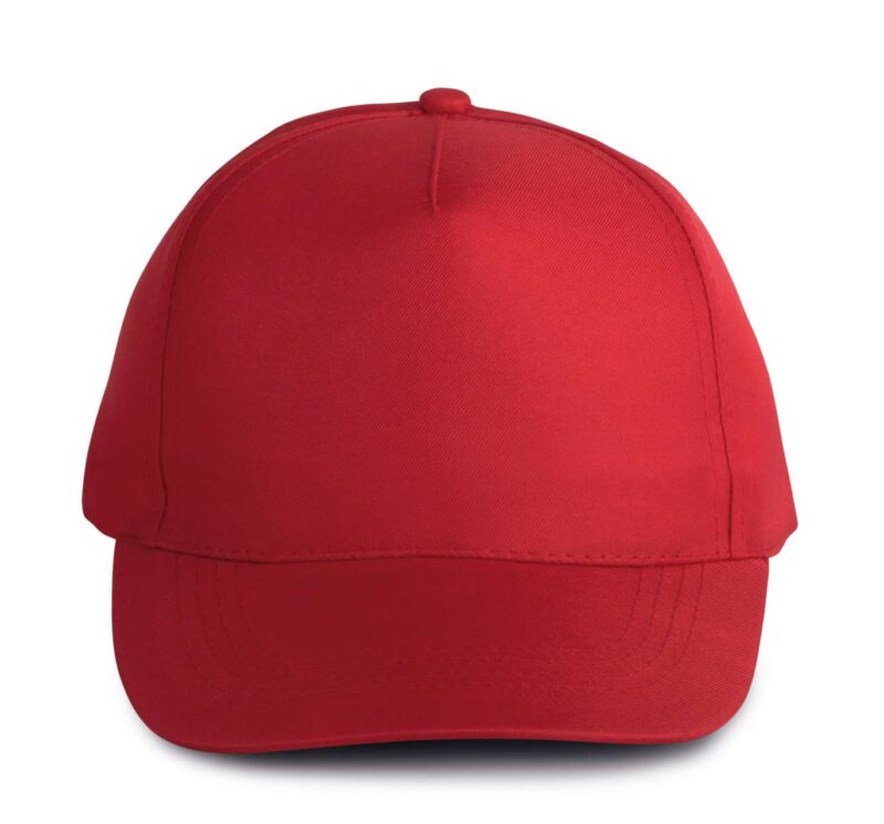 K-UP POLYESTER CAP - 5 PANELS - Κόκκινο