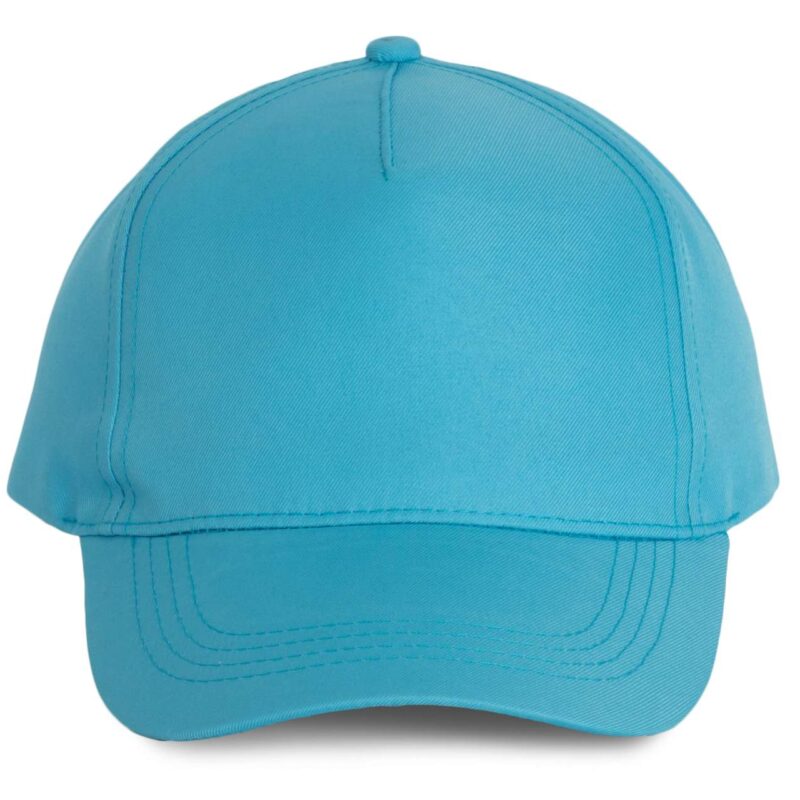 kp157-surf_blue-a1 K-UP POLYESTER CAP - 5 PANELS - Surf Blue