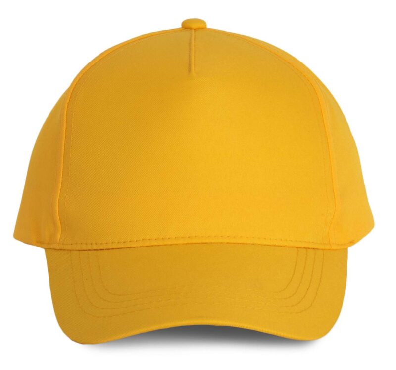 K-UP POLYESTER CAP - 5 PANELS - Κίτρινο