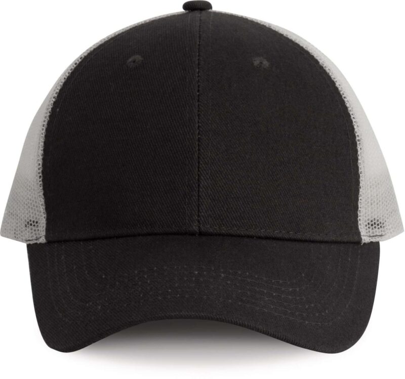 kp158-dark_grey_light_grey-a1 K-UP TRUCKER CAP με 6 PANELS - Σκούρο Γκρι/Ανοιχτό Γκρι