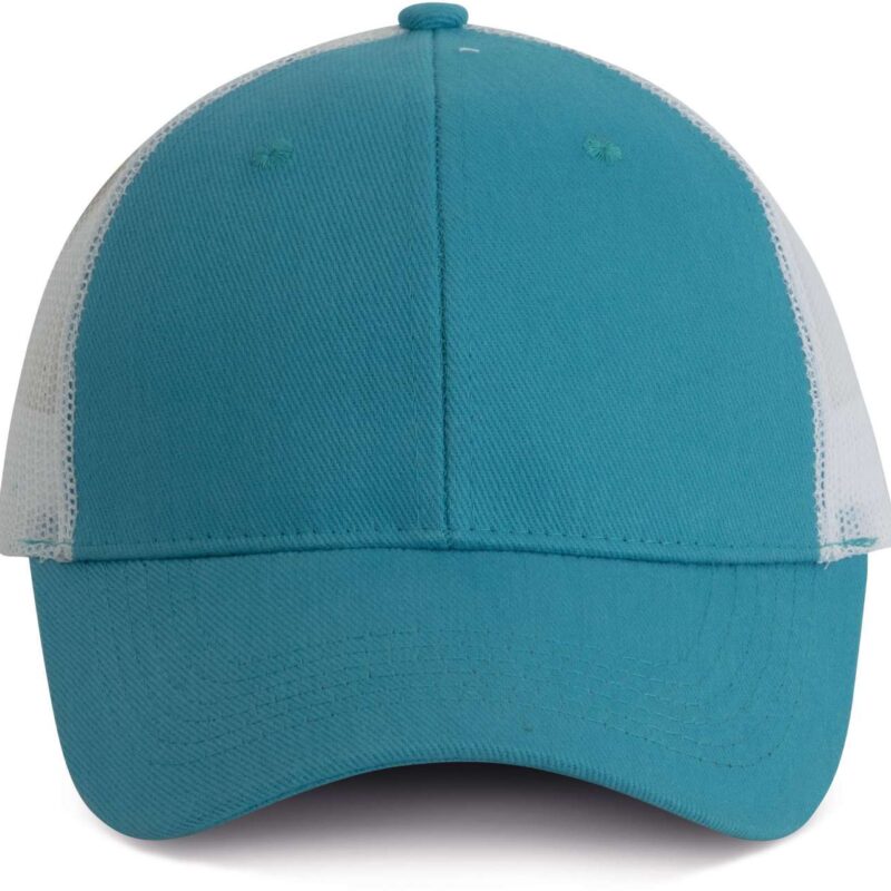 kp158-surf_bluewhite-a1 K-UP TRUCKER CAP με 6 PANELS - Surf Blue/White