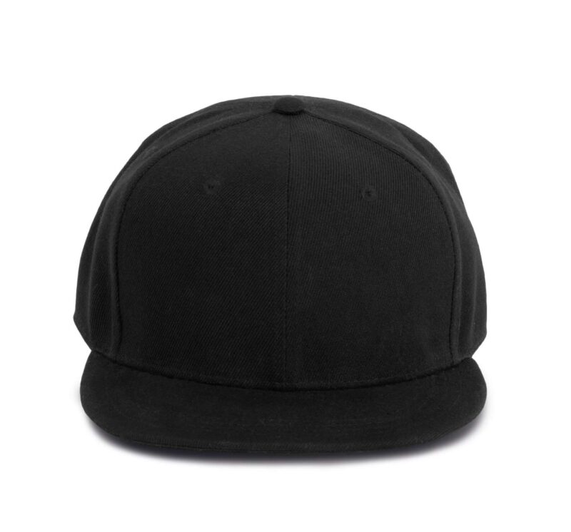 K-UP CAP SNAPBACK με 6 PANELS - Μαύρο/Μαύρο