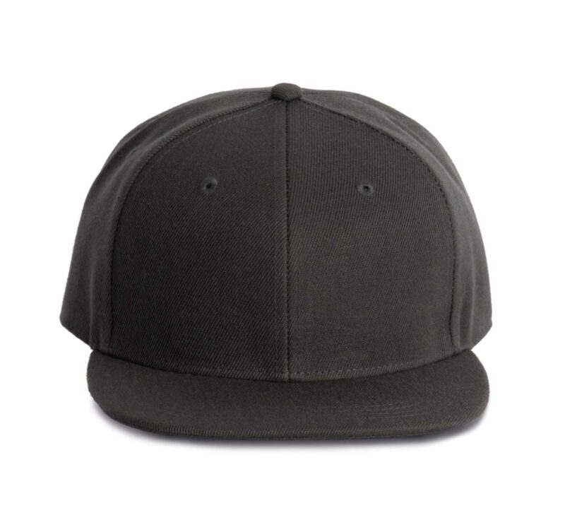 K-UP CAP SNAPBACK με 6 PANELS - Dark Grey/Dark Grey