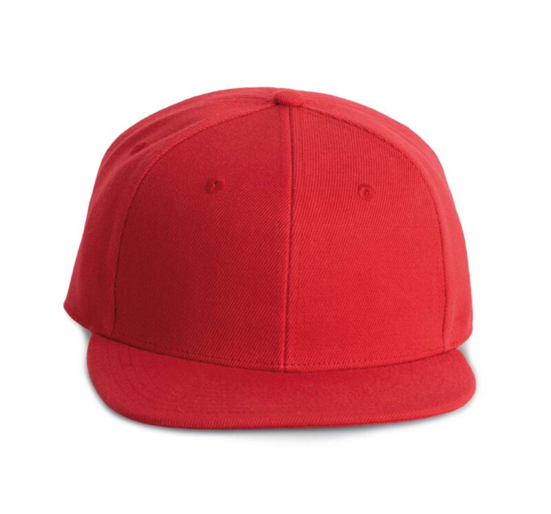 K-UP CAP SNAPBACK με 6 PANELS - Κόκκινο/Κόκκινο