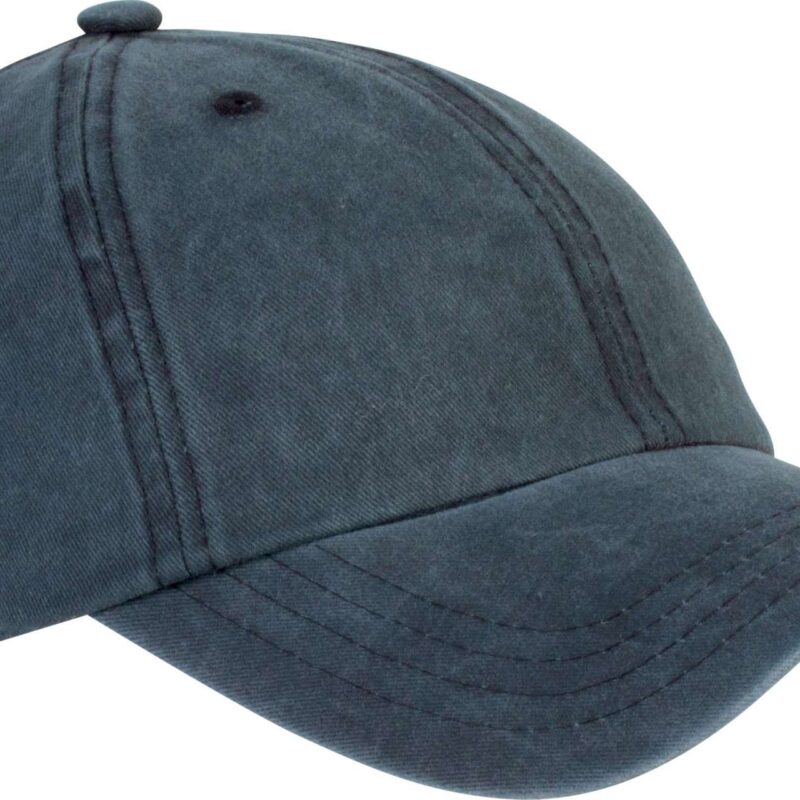 kp165-navy_washed-a1 K-UP 6 PANELS CAP VINTAGE - Ναυτικό ξεβαμμένο
