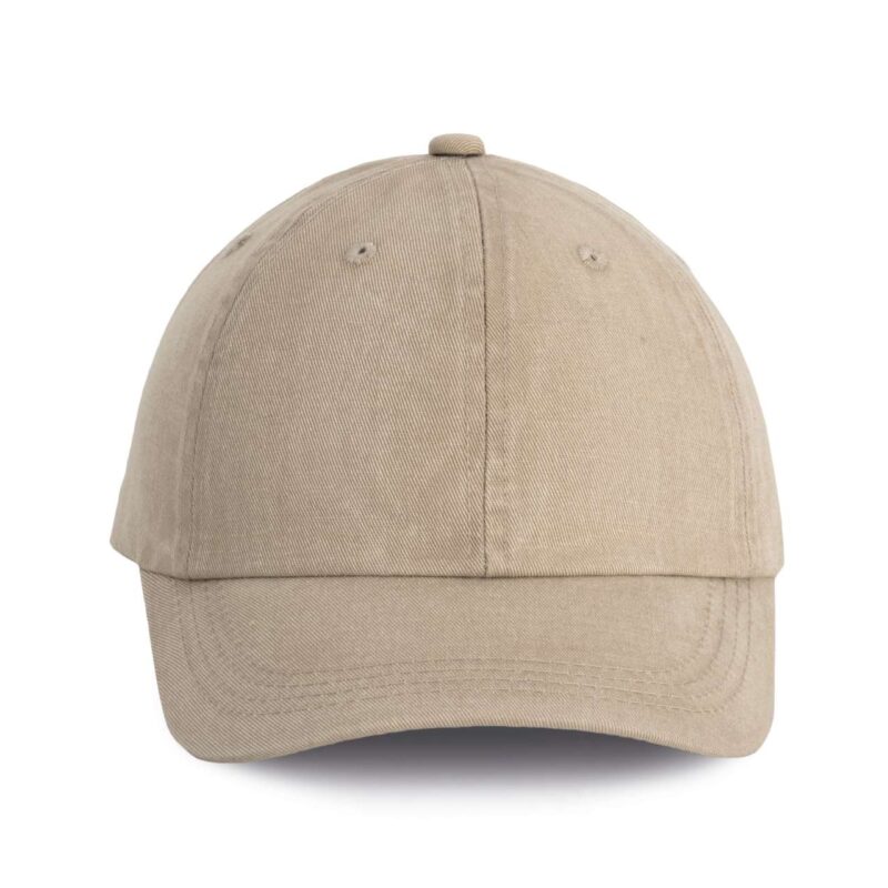 kp165-sand_washed-a1 K-UP 6 PANELS CAP VINTAGE - Sand Washed