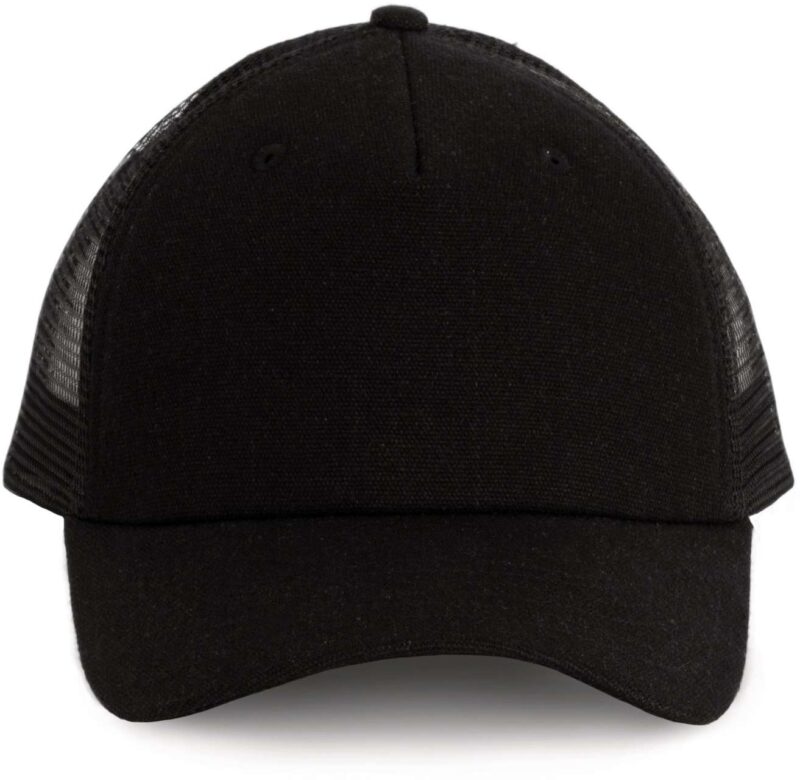 kp170-blackblackblack-a1 K-UP TRUCKER CAP - 5 PANELS - Μαύρο/Μαύρο/Μαύρο