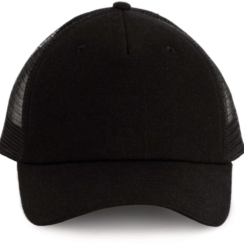 kp170-blackblackblack-a1 K-UP TRUCKER CAP - 5 PANELS - Μαύρο/Μαύρο/Μαύρο