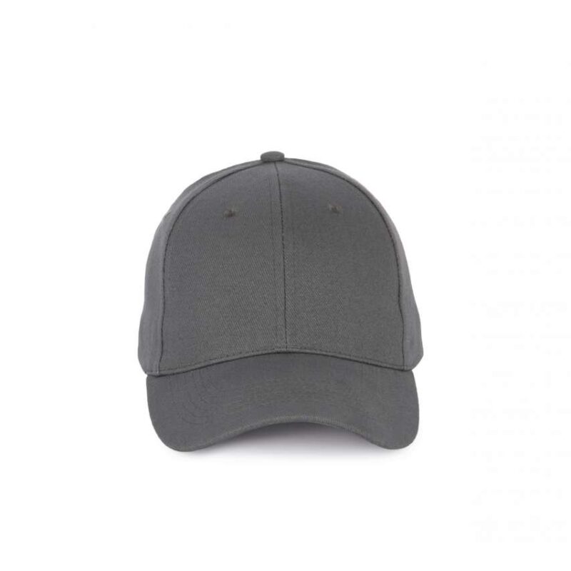 kp188-dark_grey-a1 K-UP 6 PANELS COTTON CAP - Σκούρο Γκρι