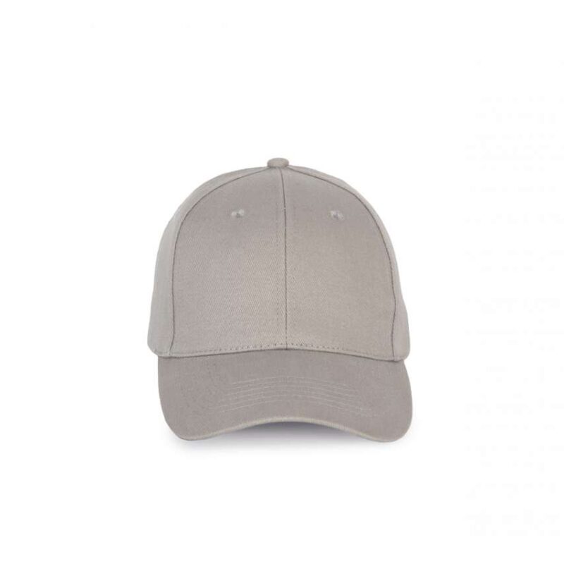 kp188-light_grey-a1 K-UP 6 PANELS COTTON CAP - Ανοιχτό γκρι