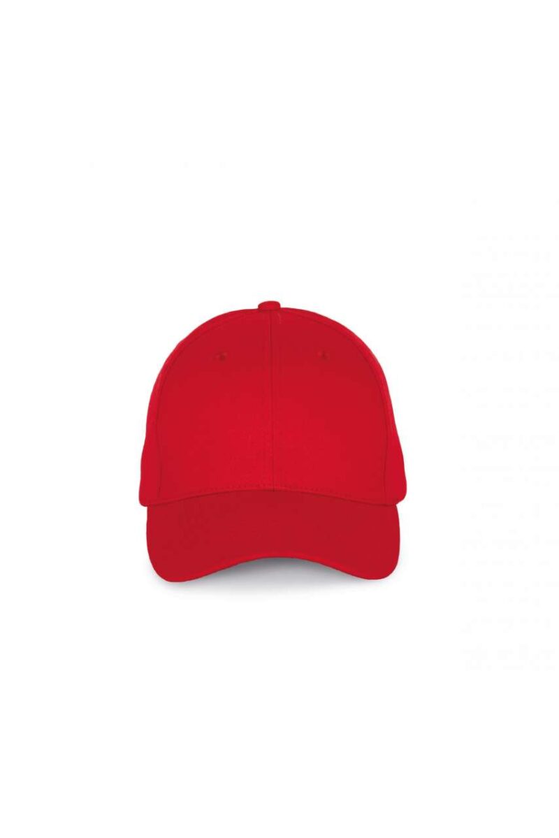 K-UP 6 PANELS COTTON CAP - Κόκκινο