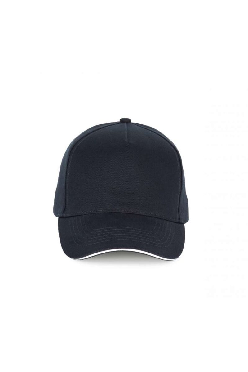 K-UP CAP 5 PANELS COTTON SANDWICH - Μπλε μαριν/Λευκό