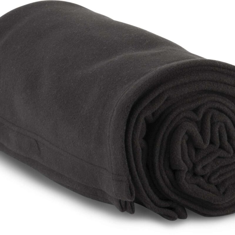 kp424-black-a1 K-UP POLAR FLEECE BLANKET - Μαύρο