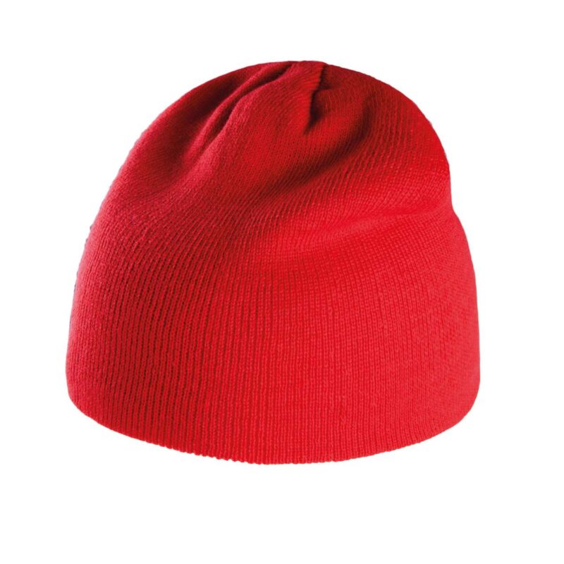 kp513-red-a1 K-UP KNITTED BEANIE - Κόκκινο