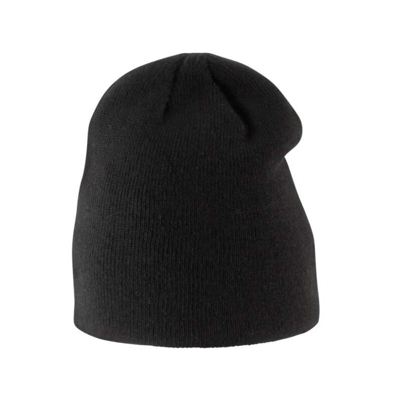 kp524-black-a2 K-UP KIDS KNITTED BEANIE - Μαύρο