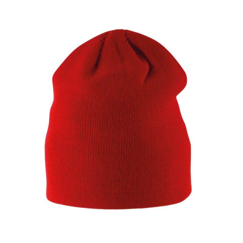 kp524-red-a2 K-UP KIDS KNITTED BEANIE - Κόκκινο