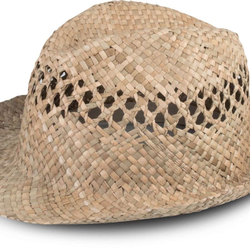 kp613-natural-a1 K-UP BRAIDED PANAMA HAT - Φυσικό