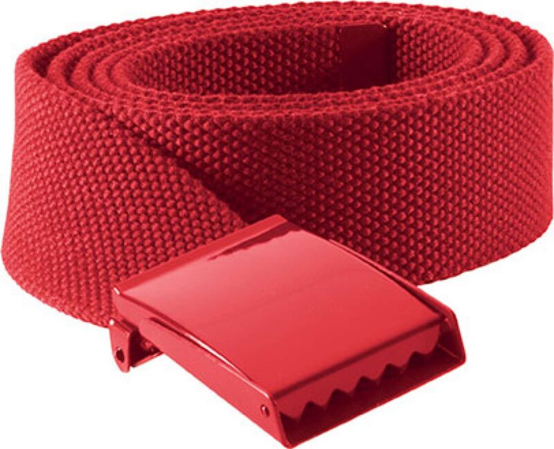 K-UP POLYESTER BELT - Κόκκινο