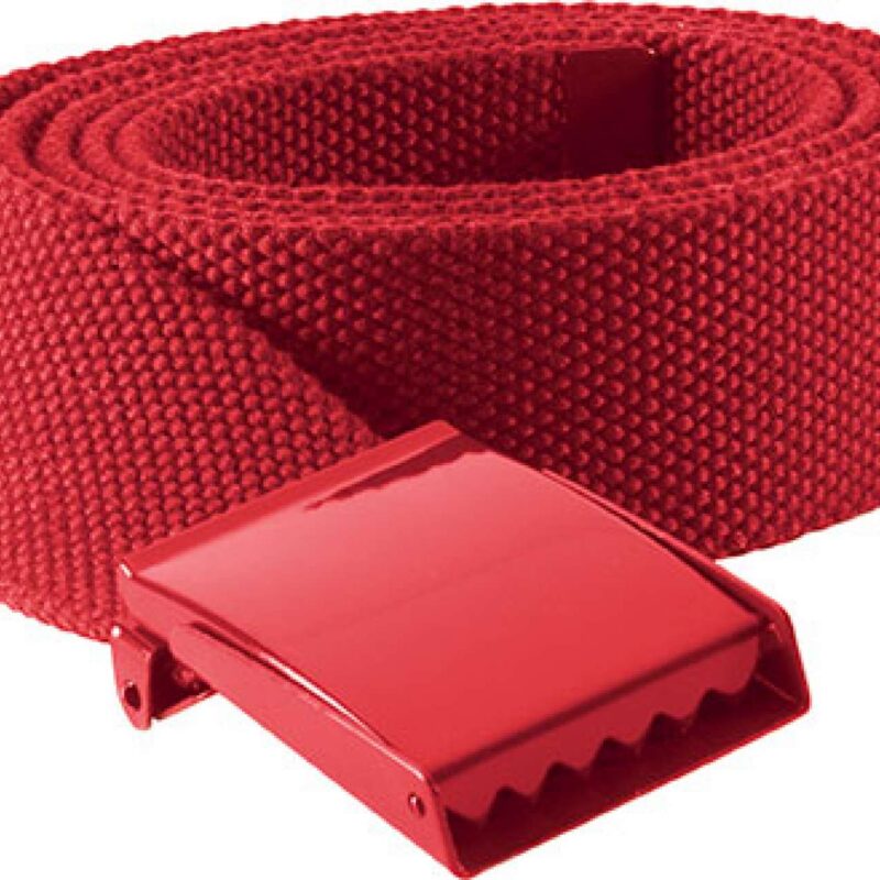 kp802-red-a2 K-UP POLYESTER BELT - Κόκκινο