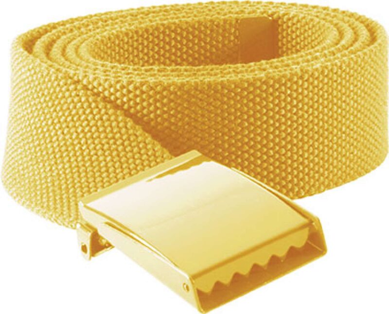 K-UP POLYESTER BELT - Κίτρινο