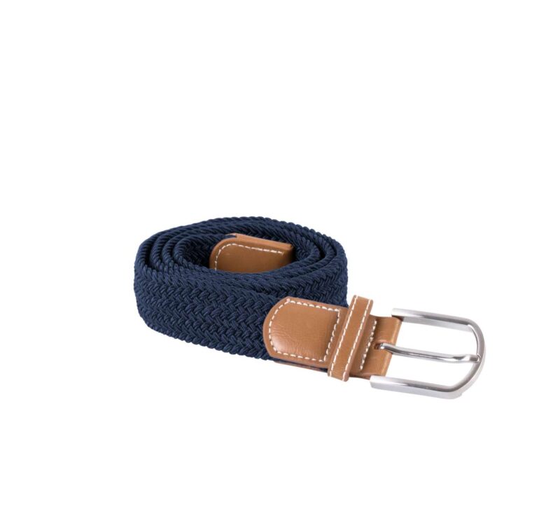 kp805-navy-a2 K-UP BRAIDED ELASTICATED BELT - Μπλε μαρίν