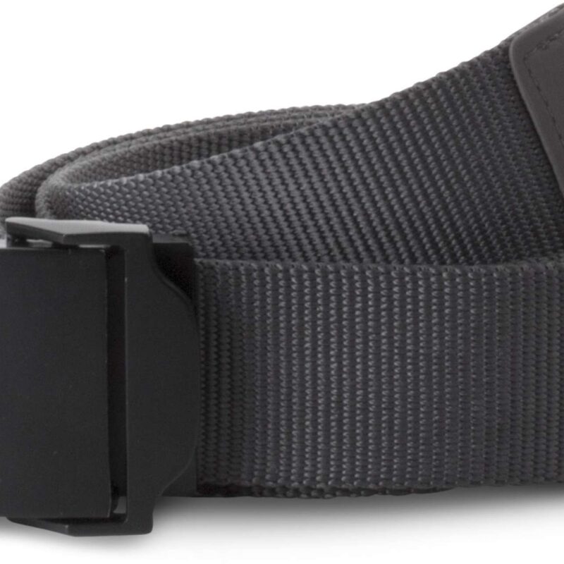 K-UP NYLON CANVAS BELT - Σκούρο Γκρι/Μαύρο