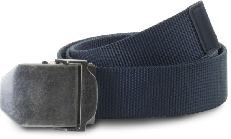 K-UP NYLON CANVAS BELT - Navy/Old Silver