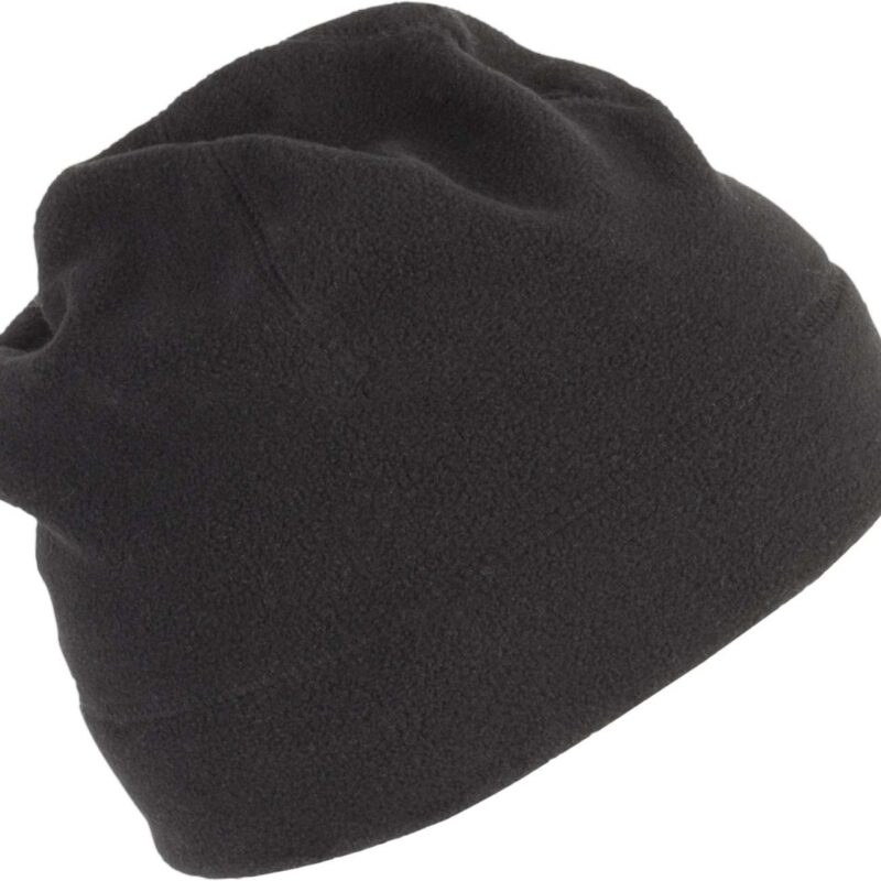 kp879-black-a1 K-UP POLAR FLEECE BEANIE - Μαύρο