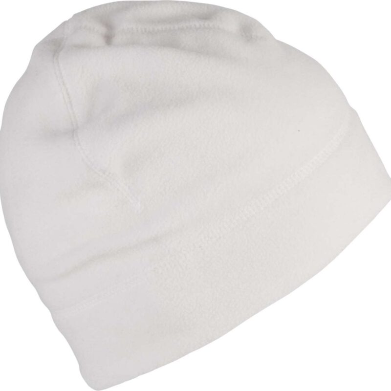 kp879-white-a1 K-UP POLAR FLEECE BEANIE - Λευκό