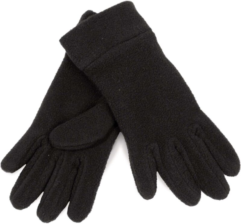 K-UP GLOVES FLEECE για KIDS - Μαύρο