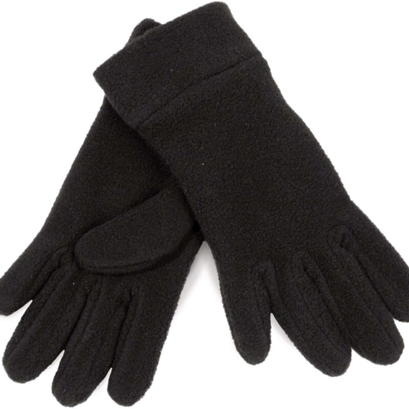 K-UP GLOVES FLEECE για KIDS - Μαύρο