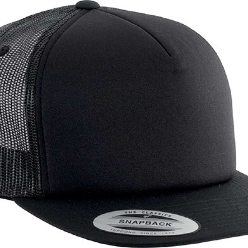 K-UP CLASSIC TRUCKER CAP - 5 PANELS - Μαύρο/Λευκό/Μαύρο