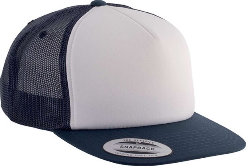 kp911-navy_white_navy-a1 K-UP CLASSIC TRUCKER CAP - 5 PANELS - Ναυτικό μπλε/Λευκό/Ναυτικό μπλε
