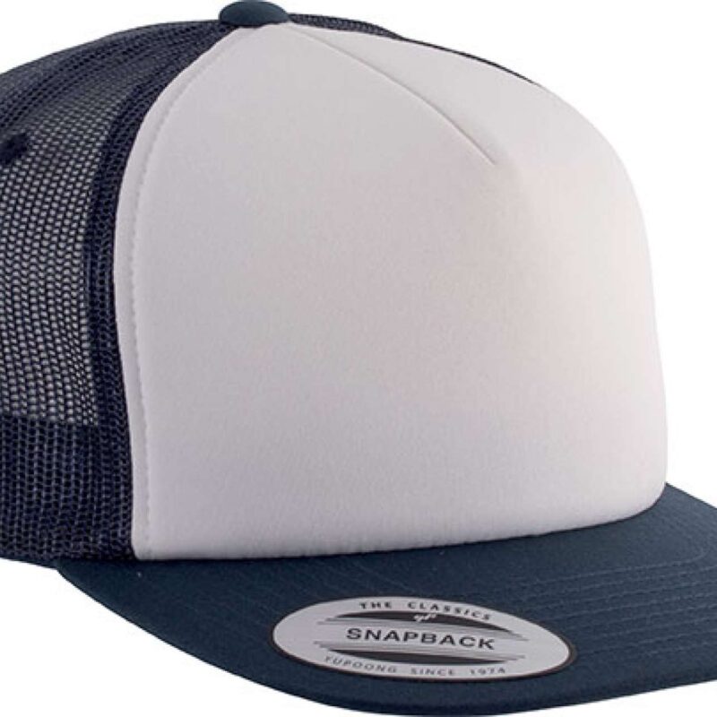 K-UP CLASSIC TRUCKER CAP - 5 PANELS - Ναυτικό μπλε/Λευκό/Ναυτικό μπλε