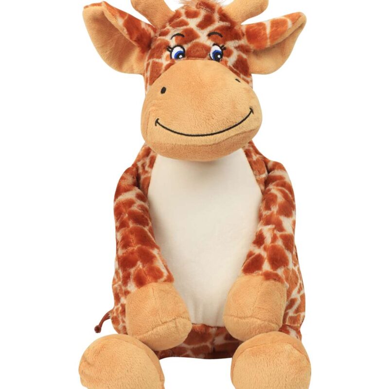 mm564-brown-a1 Mumbles GIRAFFE ZIPPIE - καφέ