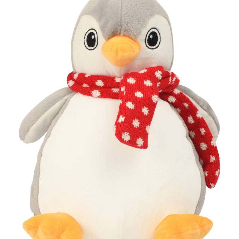 Mumbles ZIPPIE PENGUIN - Grey/White