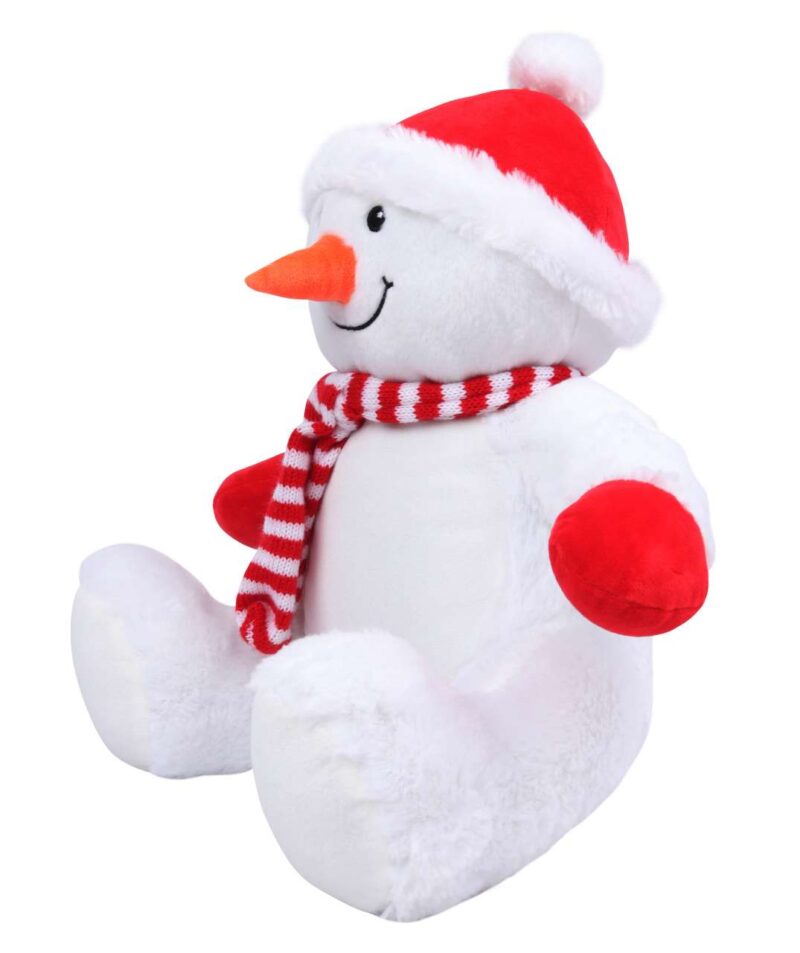 mm567-white-a1 Mumbles SNOWMAN ZIPPIE - Λευκό