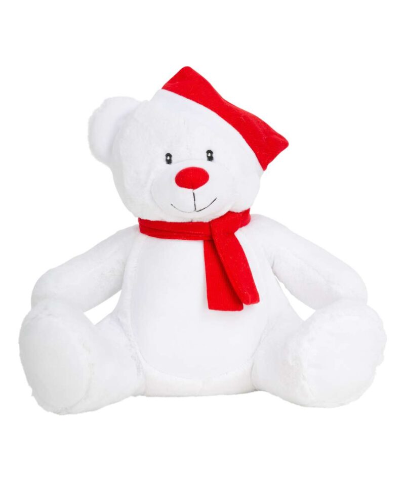 Mumbles CHRISTMAS ZIPPIE BEAR - Λευκό