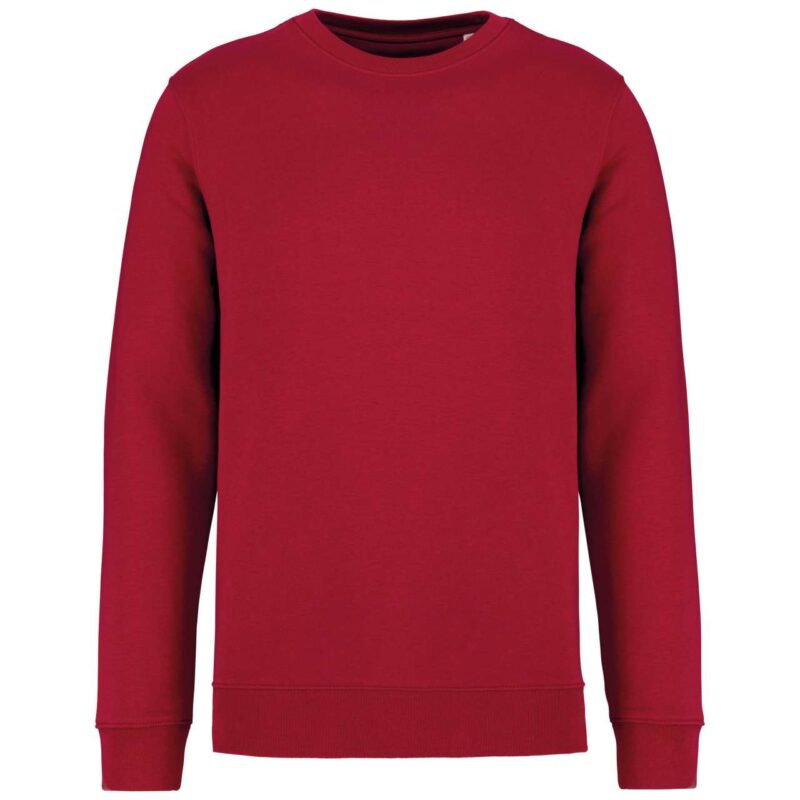 Native Spirit ECO-FRIENDLY UNISEX ROUND NECK SWEATSHIRT - Hibiscus Red