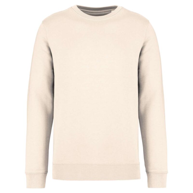 ns400-ivory-a1 Native Spirit ECO-FRIENDLY UNISEX ROUND NECK SWEATSHIRT - Ivory