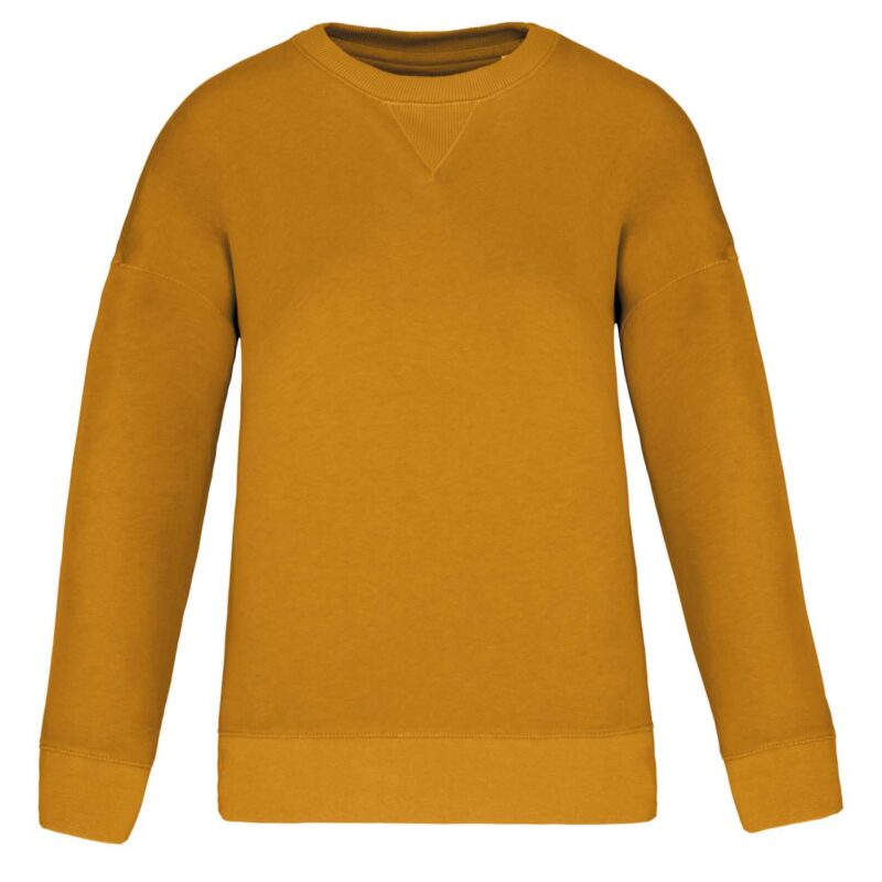 ns420-curcuma-a1 Native Spirit ECO-FRIENDLY LADIES’ DROP-SHOULDER SWEATSHIRT - Curcuma