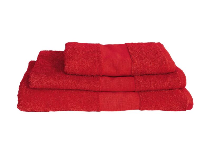 ol360-red-a1 OLIMA BASIC TOWEL - Κόκκινο