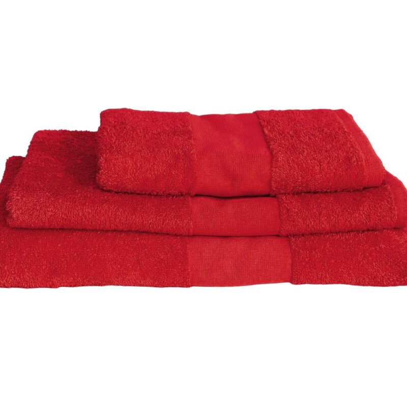 ol360-red-a1 OLIMA BASIC TOWEL - Κόκκινο