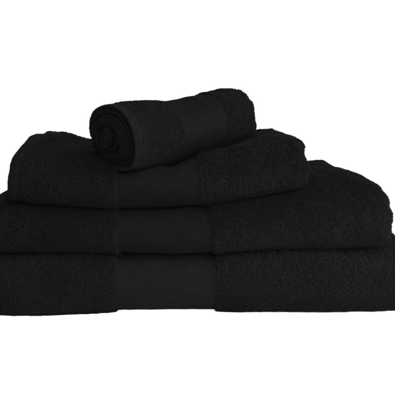 ol450-black-a1 OLIMA CLASSIC TOWEL - Μαύρο