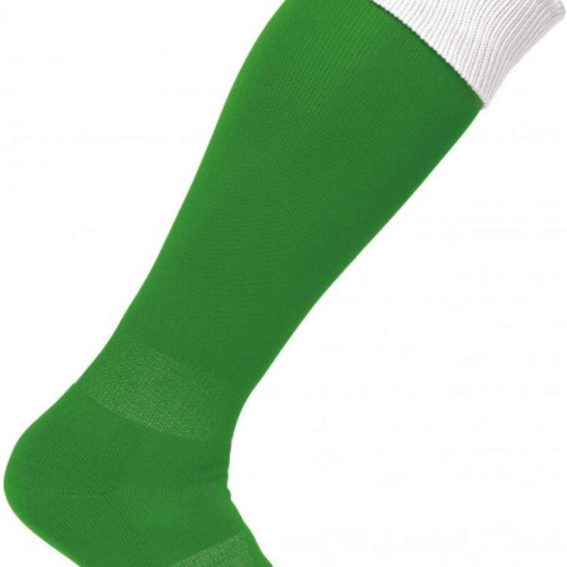 pa0300-greenwhite-a1 Proact TWO-TONE SPORTS SOCKS - Green/White