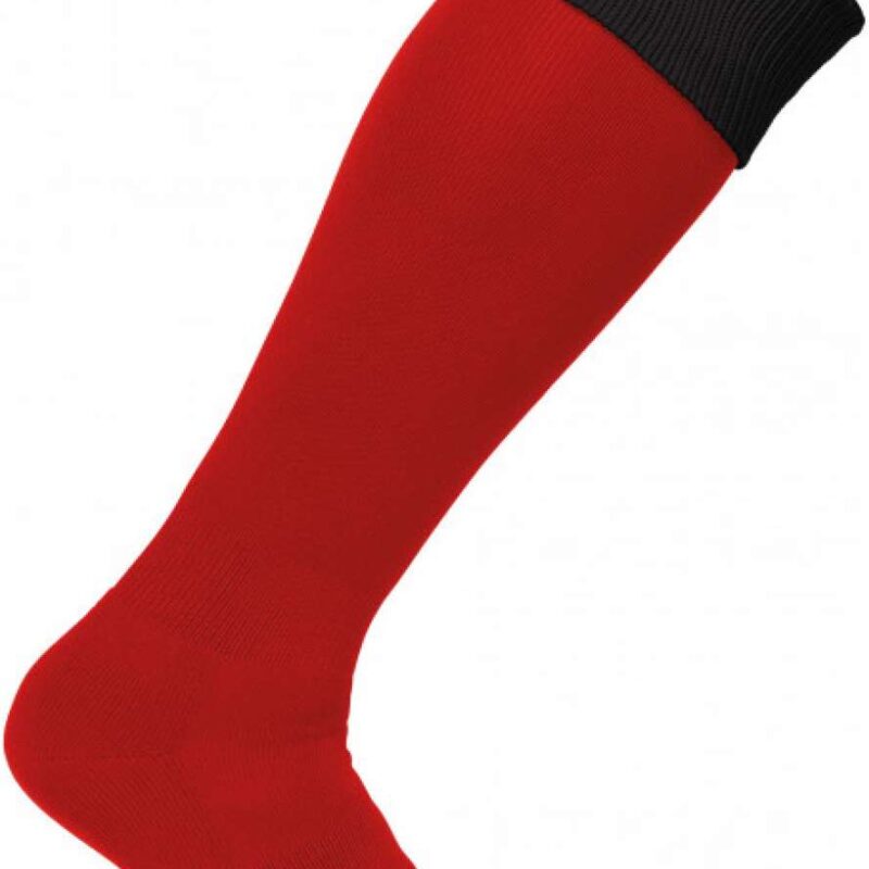 pa0300-sporty_redblack-a1 Proact TWO-TONE SPORTS SOCKS - Αθλητικό Κόκκινο/Λευκό