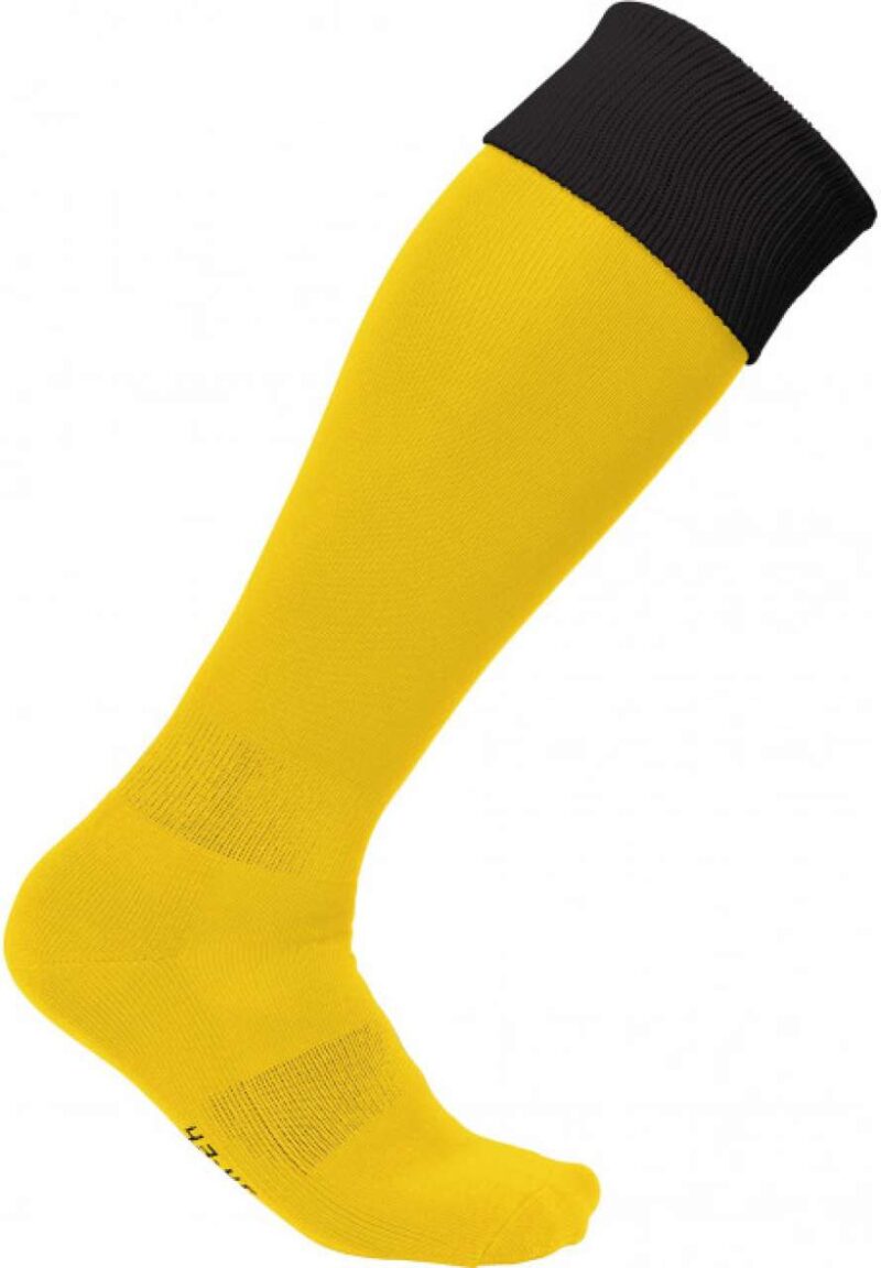 pa0300-sporty_yellowblack-a1 Proact TWO-TONE SPORTS SOCKS - Αθλητικό Κίτρινο/Μαύρο